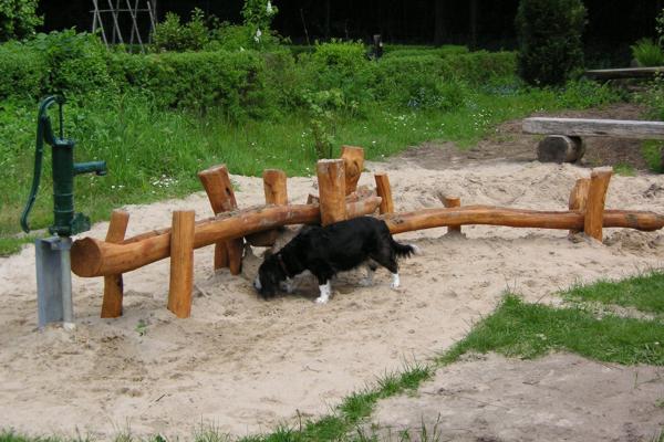 Matschanlage im Waldkindergarten